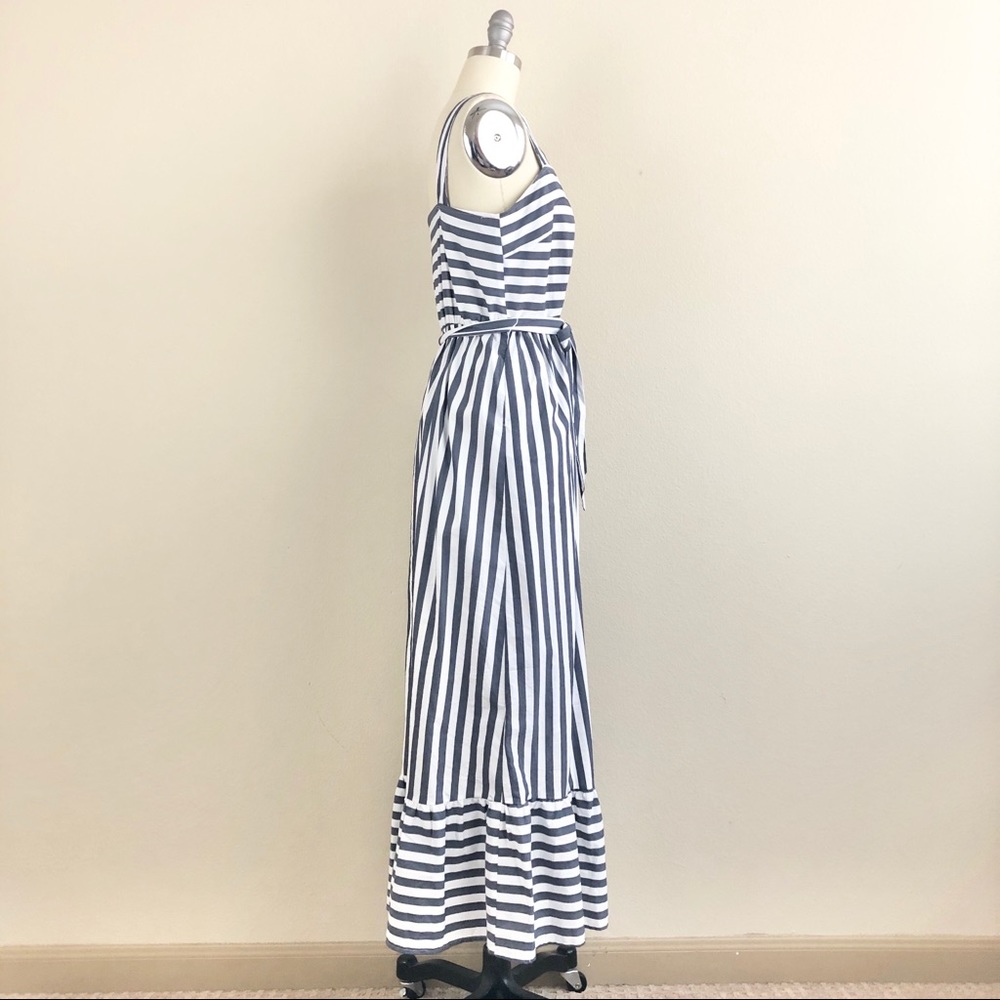 A New Day Striped Tie Waist Maxi Dress - Picture 3 of 5